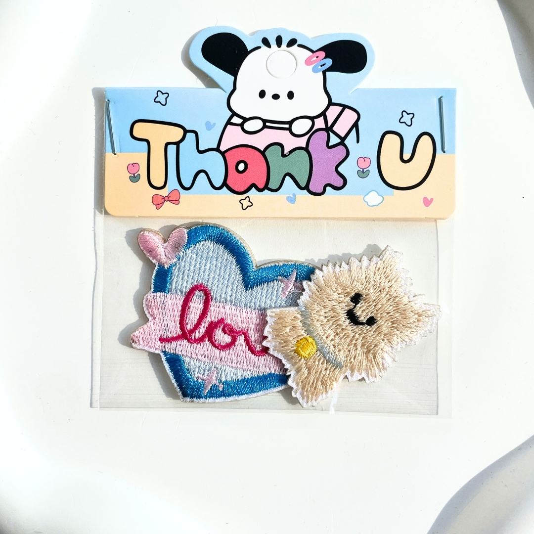 Random Patches Bag - No Ironing Needed - 2 Pieces