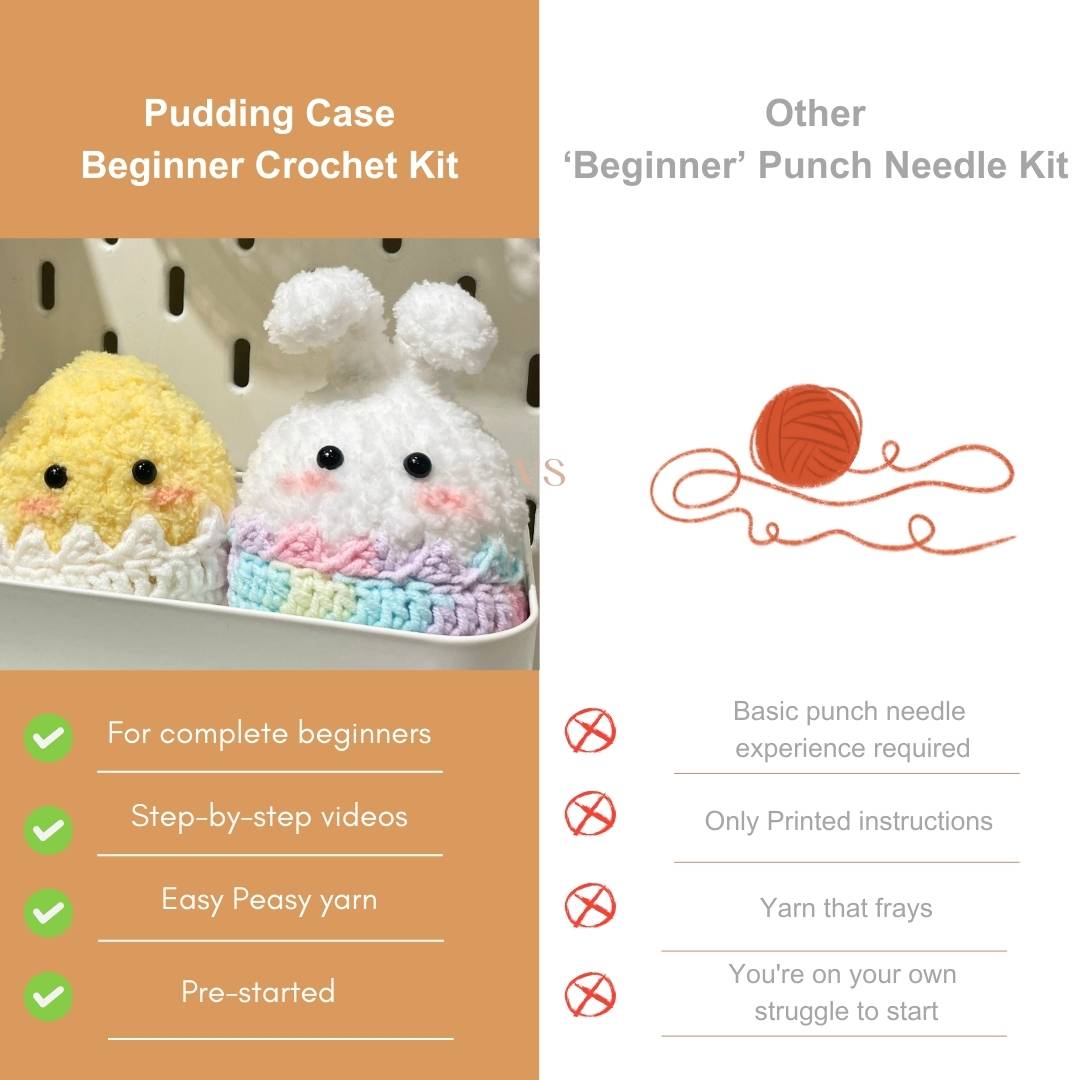 Easter Chick & Bunny Crochet Kit - Beginner- Friendly DIY