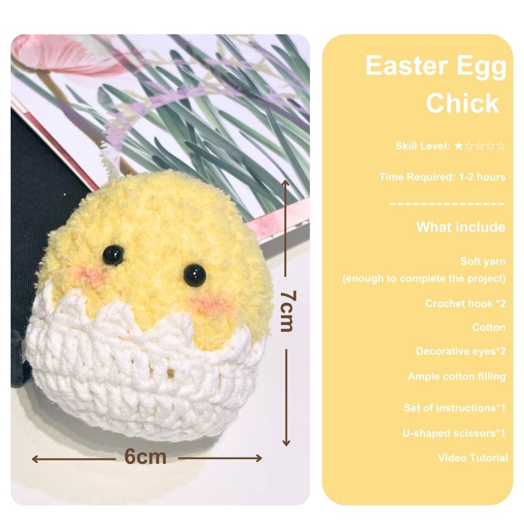 Easter Chick & Bunny Crochet Kit - Beginner- Friendly DIY
