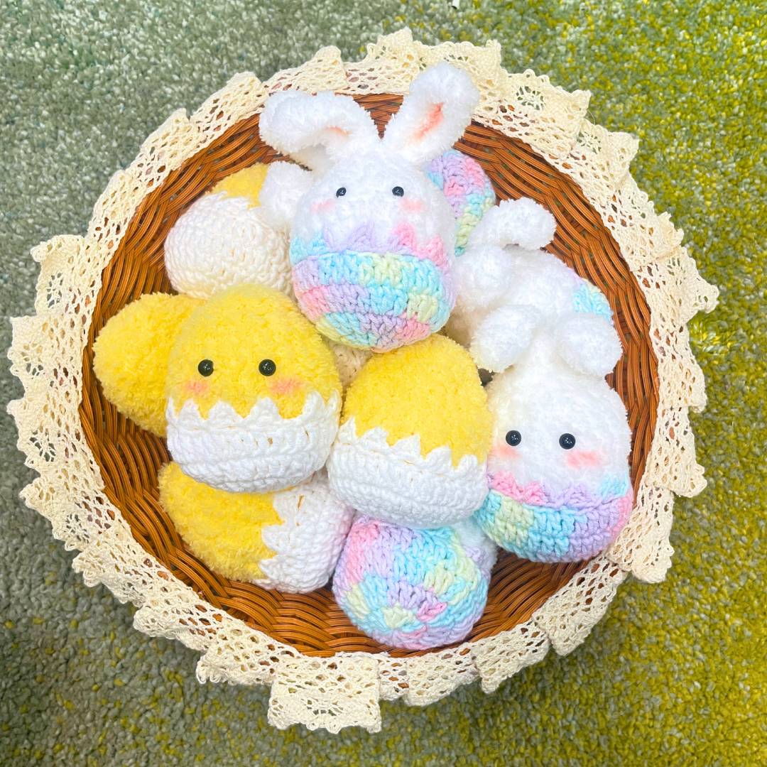 Easter Chick & Bunny Crochet Kit - Beginner- Friendly DIY