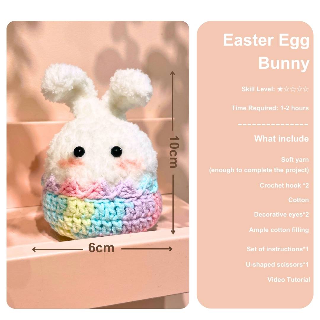 Easter Chick & Bunny Crochet Kit - Beginner- Friendly DIY
