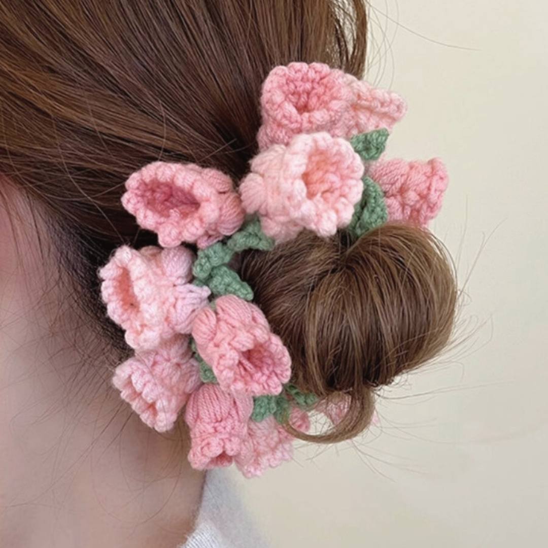 Tulip Wreath Crochet Set Easy DIY for Beginner Woven
